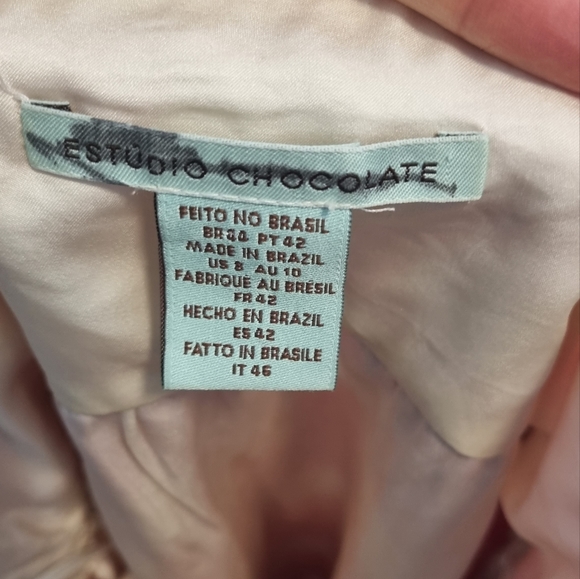 Silk pink dress - Picture 2 of 2